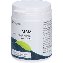 Springfield MSM méthylsulfonylméthane