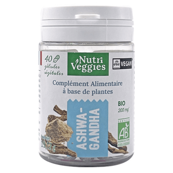 Complément Alimentaire Ashwaganda Bio Récupération 40 gélules