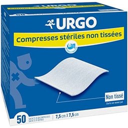 Compresse Stérile Non Tissée 7.5x7.5cm 50uts