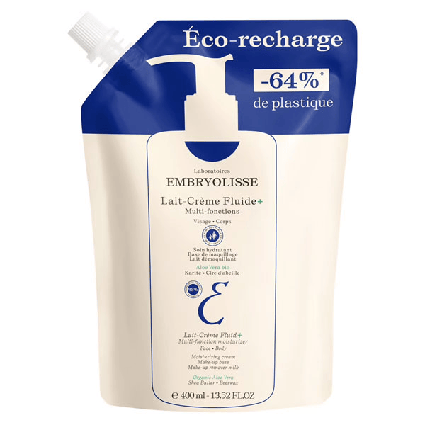 Lait-Crème Fluide+ Éco-Recharge 400ml