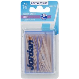 Jordan Cure-Dents bois Fin Double Face