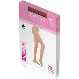 Comfort Collant 70Den Preto Tamanho 4 1 Unidade