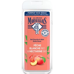 Gel Douche Extra Doux Pêche Blanche BIO & Nectarine BIO
