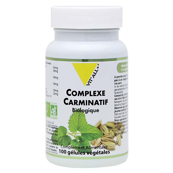 COMPLEXE CARMINATIF BIO 100 gélules végétales
