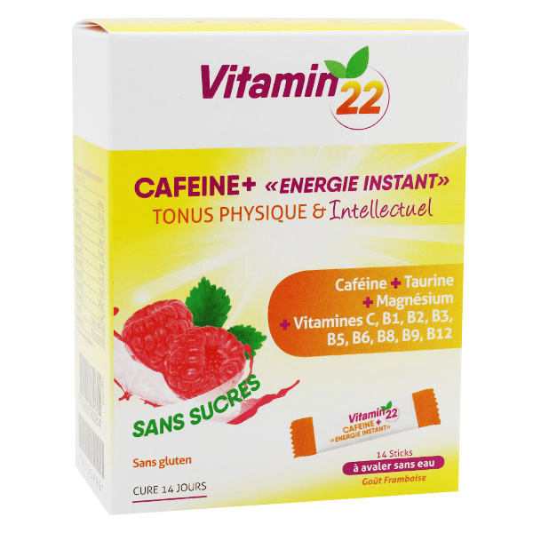 Vitamin 22 Caféine+ 14 Sticks