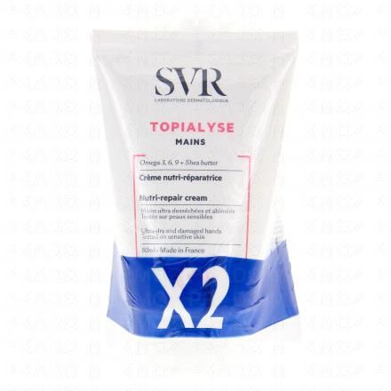 Topialyse crème mains nutri-réparatrice lot de 2 * 50ml