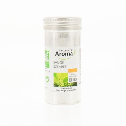 LE COMPTOIR AROMA Huile essentielle de Sauge Sclarée BIO flacon 5 ml