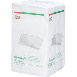Vliwasoft® Compresse en non-tissé 10 x 10 cm