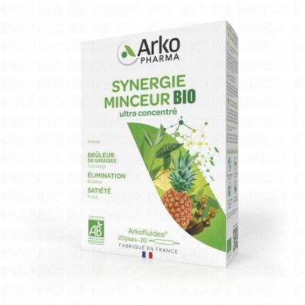 Arkofluides - Synergie minceur bio 20 ampoules