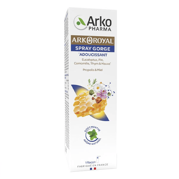 Arkoroyal Spray Gorge Adoucissant 30ml