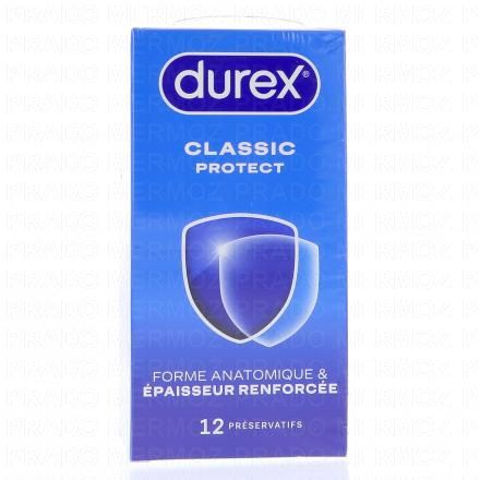 Préservatifs - Classic protect - Préservatifs anatomiques et épaisseurs renforcées x12