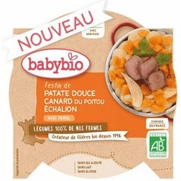 Assiette Patates Douces Échalotes et Canard Bio 230g