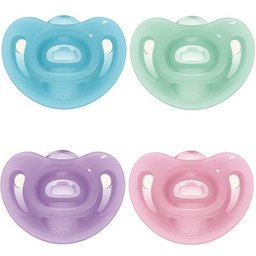 Sucette en silicone Sensitive 0 - 6M 2 pièces