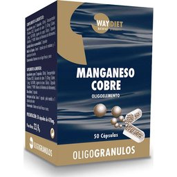 Waydiet Manganèse Cuivre Oligo 50caps
