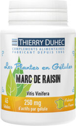 Marc de raisin 250 mg : Conditionnement - 45 gélules