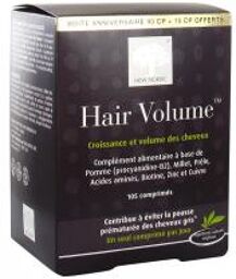 Complément Alimentaire Hair Volume 90 Comprimés + 15 Comprimés Bonus - Boîte 105 comprimés