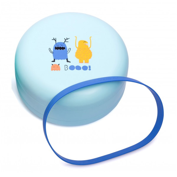Set d'Assiettes Combinables +4m Bleu