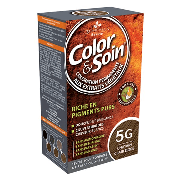 Color & Soin Coloration Permanente N°5G Châtain Clair Doré