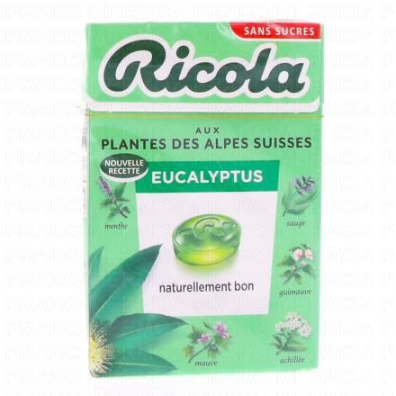 Bonbons aux plantes suisses goût eucalyptus 50 g