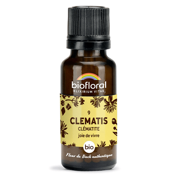 09 Clematis Clematite Granules Bio Fleur De Bach Granules 19,5 Gr