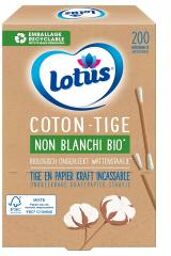 Cotons Tiges Non Blanchi 200 Unités - Boîte 200 cotons tiges