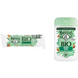 Le Petit Marseillais Crème de Douche Bio Nourrissante, au pH neutre, Amande Douce, 250ml