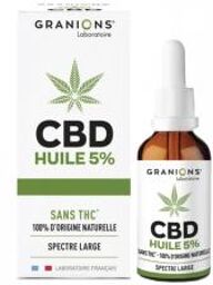 Huile Cbd 5% Flacon 10 ml - Flacon compte goutte 10 ml