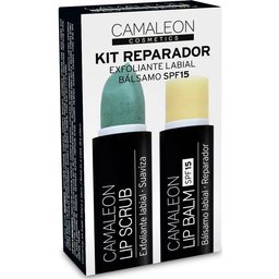 Kit Camaleon Baume à lèvres + Gommage à lèvres au melon 4g