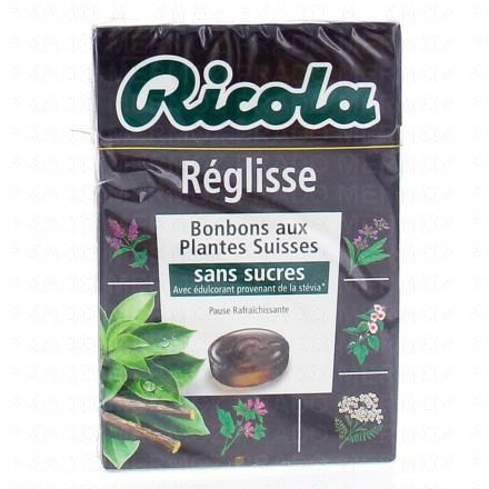 Bonbons aux plantes Suisses Réglisse 50g