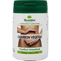 Charbon Végétal Confort intestinal 60 Gélules