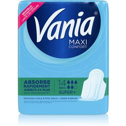 Vania® Maxi Confort Serviettes Hygiéniques Super Plus