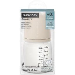 Biberon Anticolique T Sil Adap +0M 180ml Light Sand 1ut