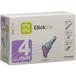 Mylife Clickfine® Aiguilles pour Stylo 4mm 32G