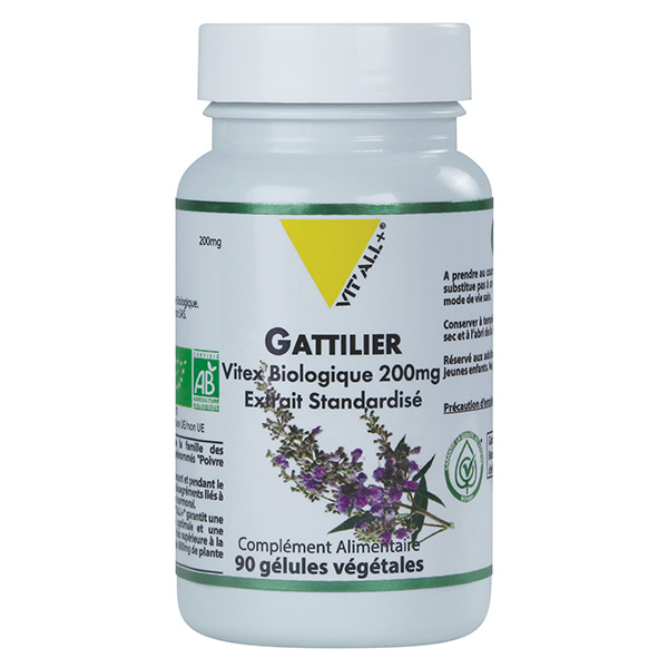 Gattilier 200mg Bio 90 gélules végétales