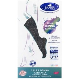 Q-skin 70D Bas Miniscacco Noir Taille S-M 1 Paire