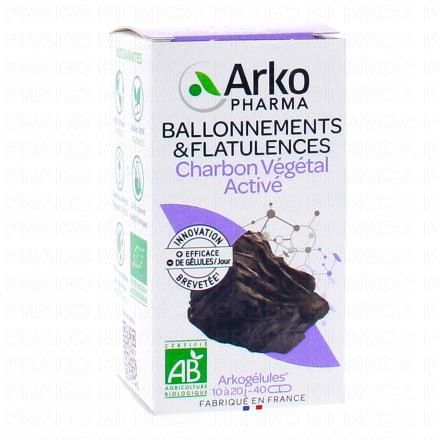 Arkogelules - Charbon Végétal Bio 40 gélules