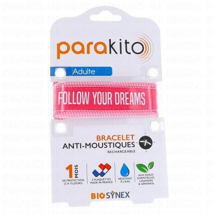 Bracelet Anti moustiques Junior 3+ follow your dream