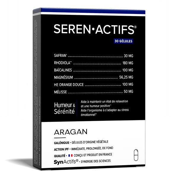 Aragan - - Serenactifs® - Sérénité - Rhodiola - 30 gélules