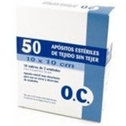 Compresse non tissée stérile O.C. 10cmx10cm 50uds 50uds
