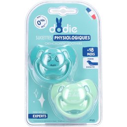 Dodie® sucette anatomique silicone +18 mois (Couleur non sélectionnable)
