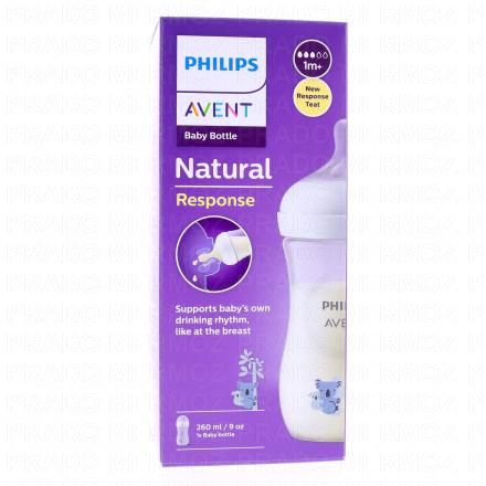 Biberon Natural Response 260ml 1m+ Koala