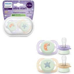Ultra Start Nighttime Moon Star 0-2M 2uts