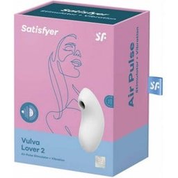 Vulva Lover 2 Stimulator & Vibrator White 1ut