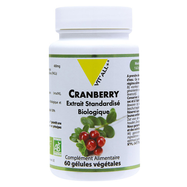 Cranberry Bio 60 gélules végétales
