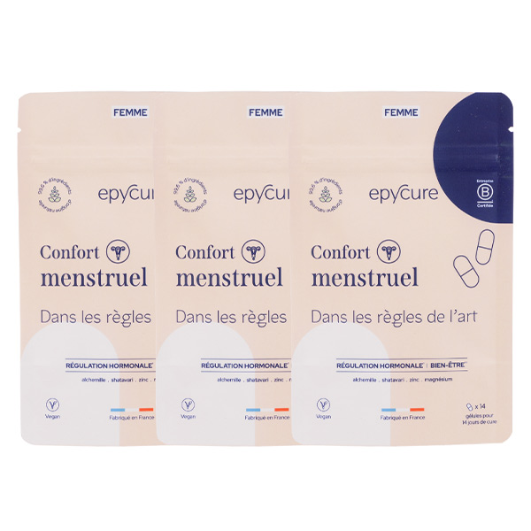 Pack Cure confort menstruel 3 mois