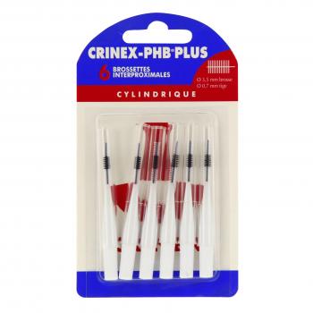 PHB Plus brossettes cylindriques blanches 3,5 mm x6