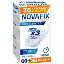 Novafix Comprimés Nettoyants Triple Action 96 Unités