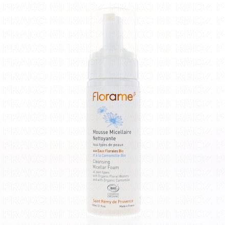 Eaux florales bio - Mousse micellaire nettoyante bio flacon 150ml