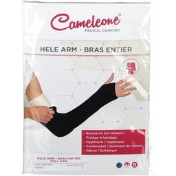 Cameleone® Bras entier ouvert sans pouce Noir Large