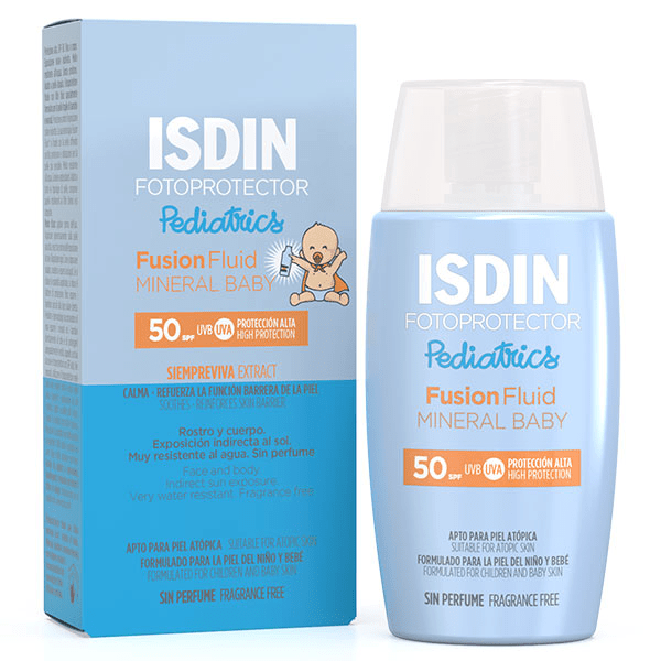 Fotoprotector Mineral Baby Crème Solaire Visage pour Enfants SPF50 50ml